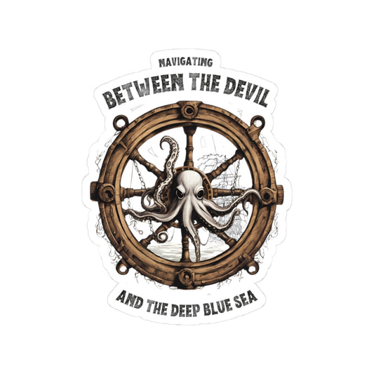 "The Devil and the Deep Blue Sea" FOM 9 Sticker