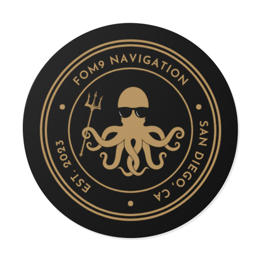 FOM 9 Logo Kracken Sticker