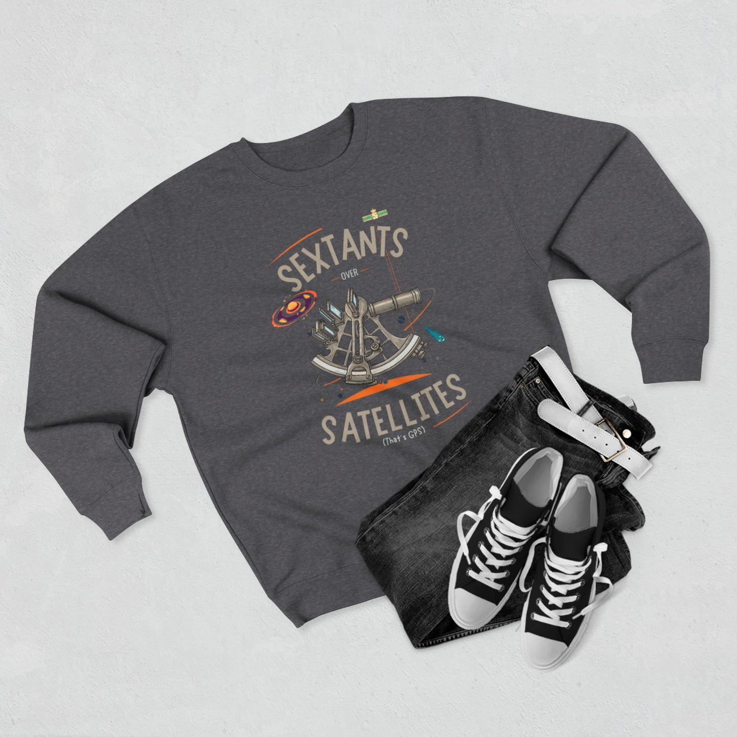 Sextants over Satellites FOM 9 Sweatshirt