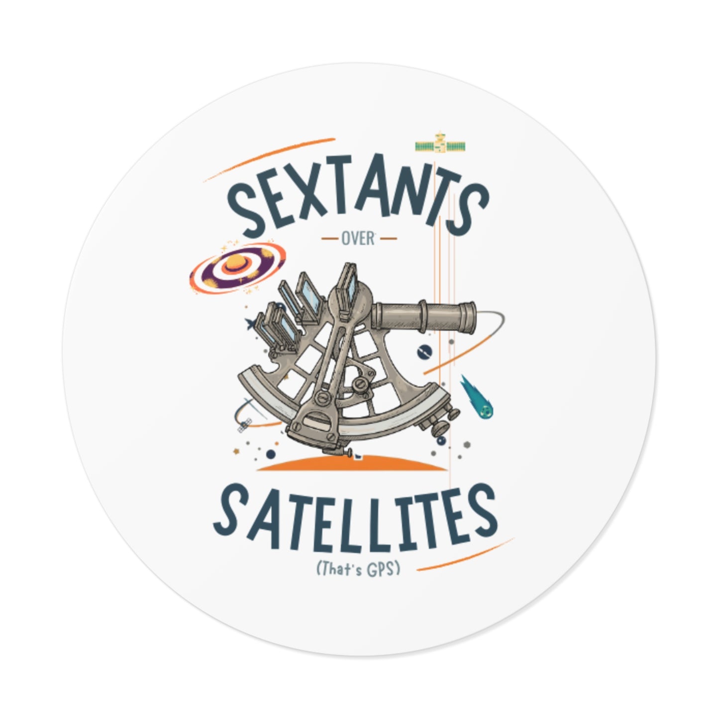Sextants over Satellites V2 FOM9 Vinyl Stickers