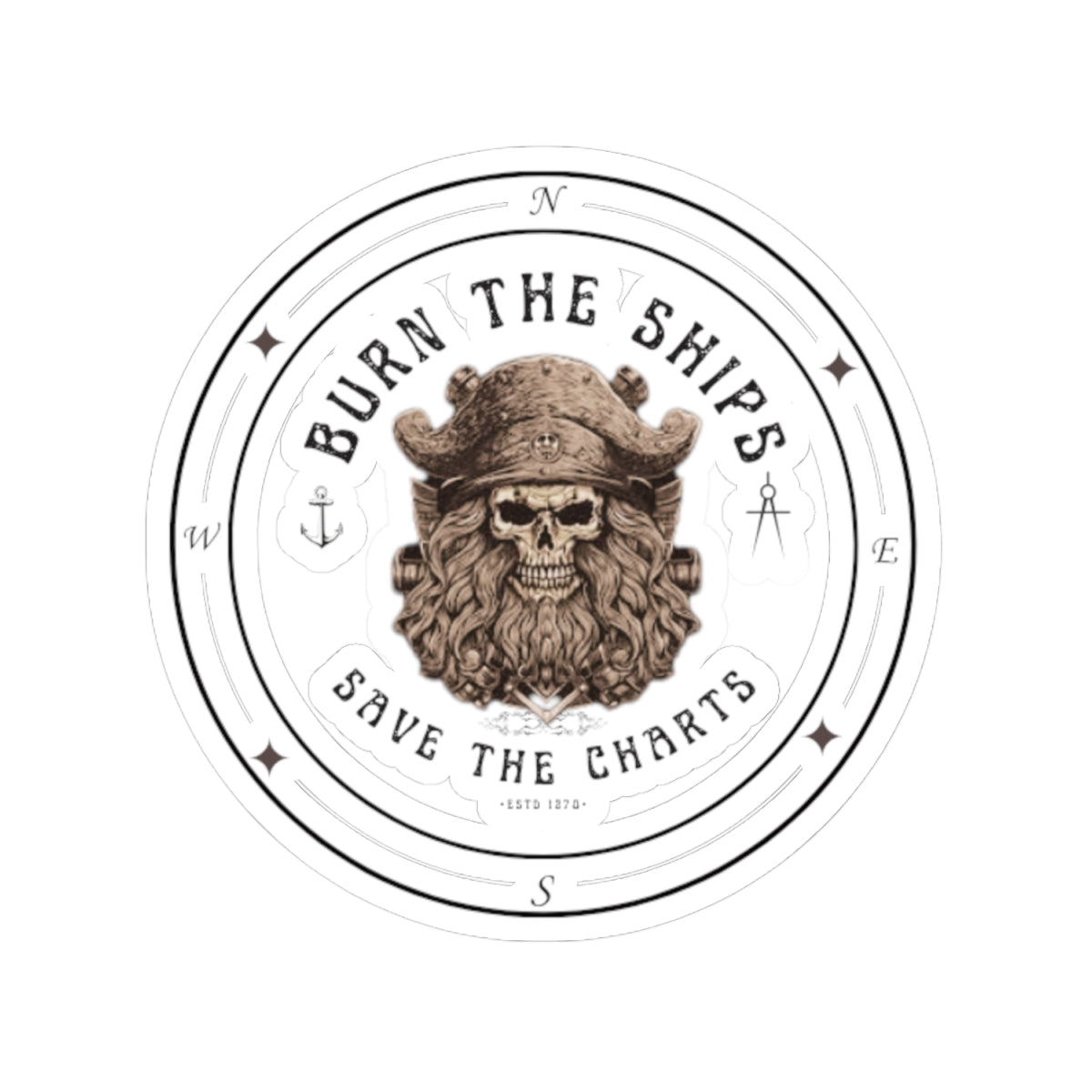 Burn the Ships - Save the Charts FOM9 Sticker