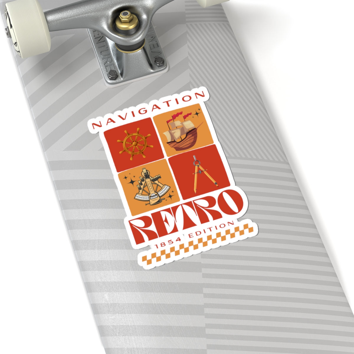 Retro Navigation FOM 9 Sticker - 1854 Edition