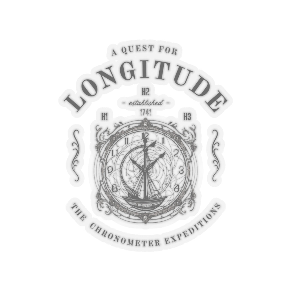 The Longitude Explorers FOM 9 Kiss-Cut Stickers