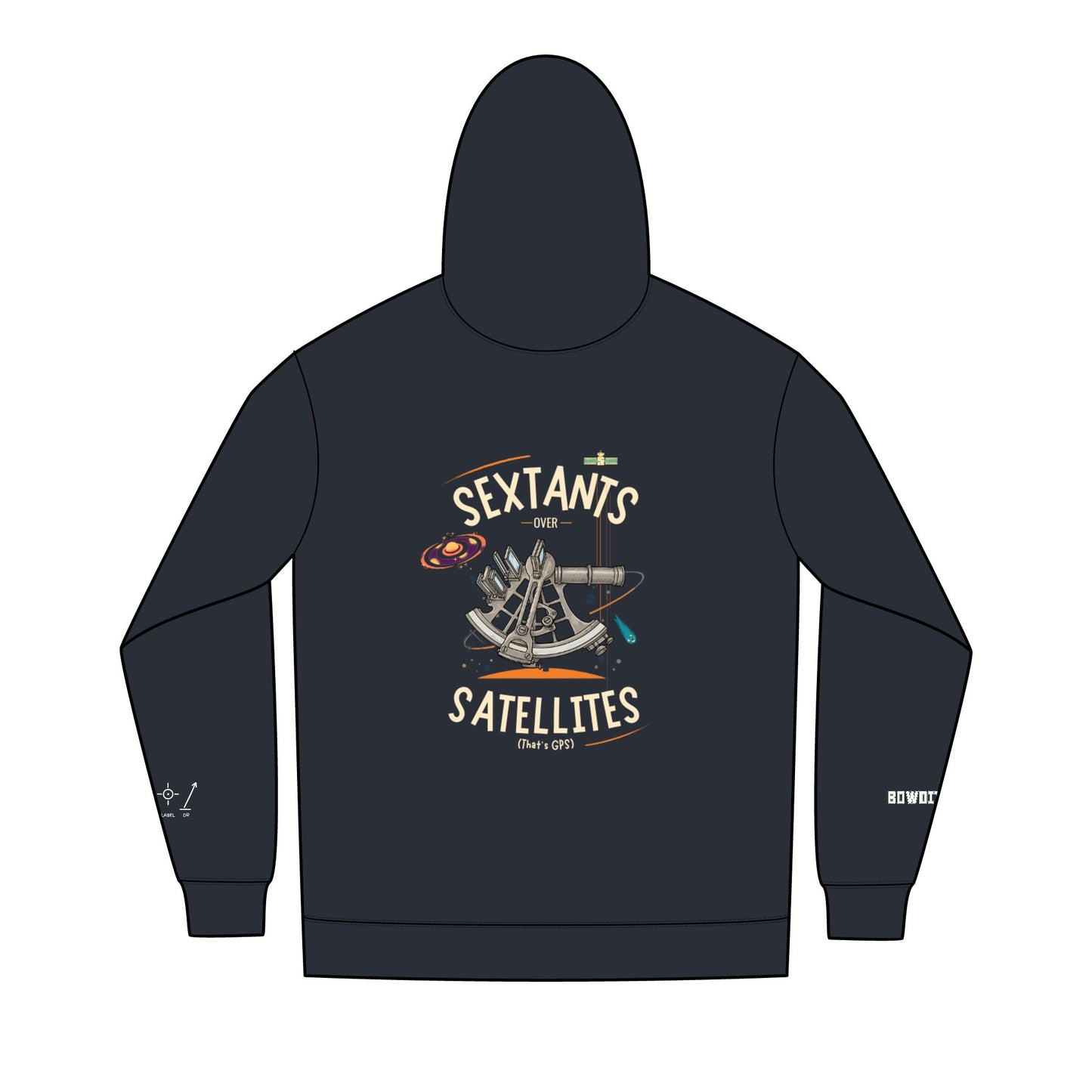 Sextants over Satellites FOM 9 Full-Zip Hoodie