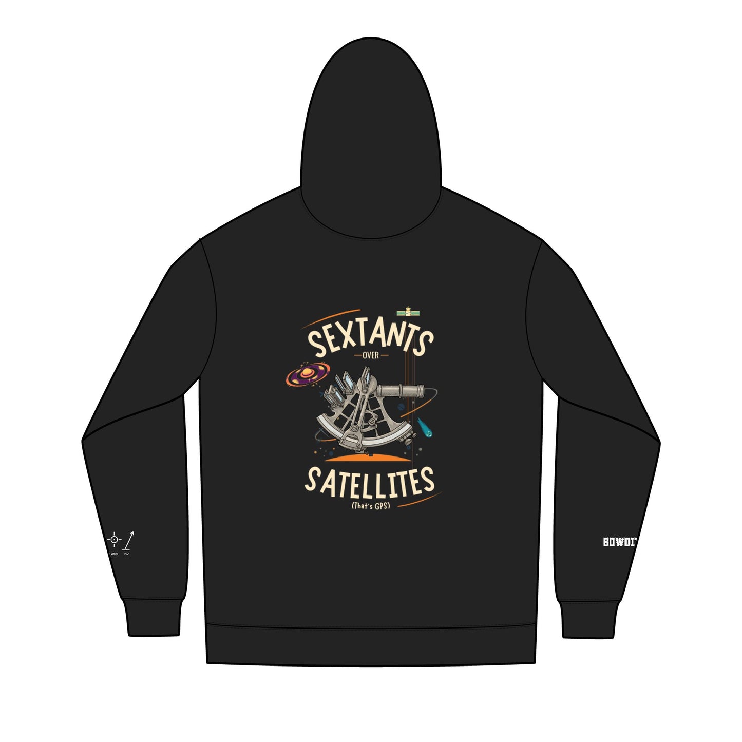 Sextants over Satellites FOM 9 Full-Zip Hoodie