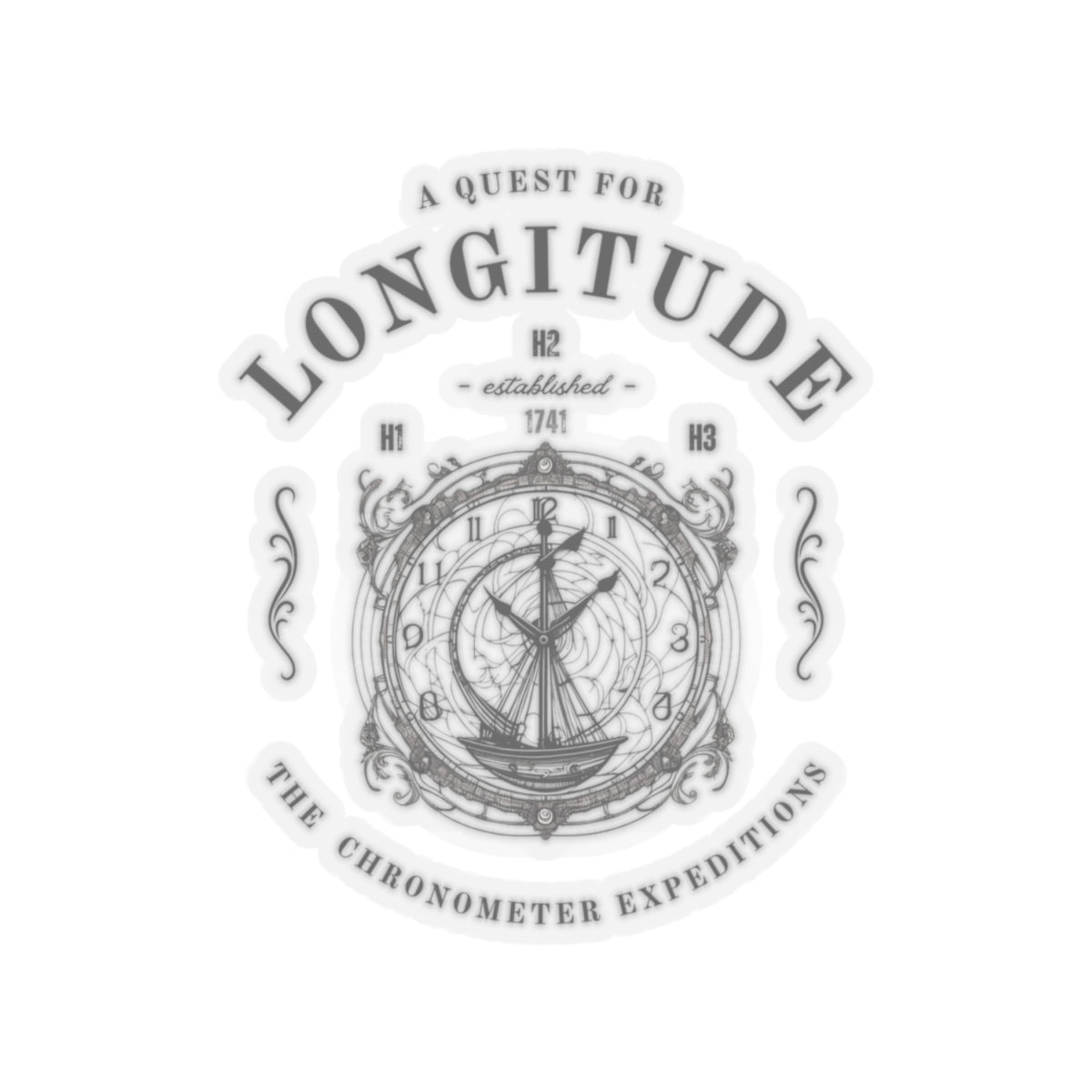 The Longitude Explorers FOM 9 Kiss-Cut Stickers