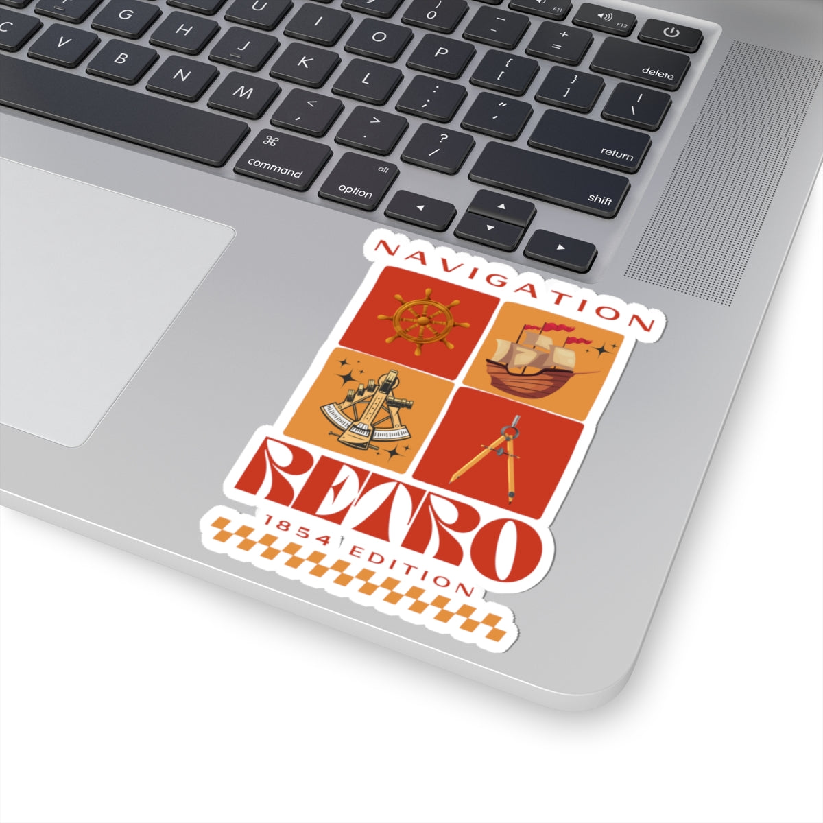 Retro Navigation FOM 9 Sticker - 1854 Edition