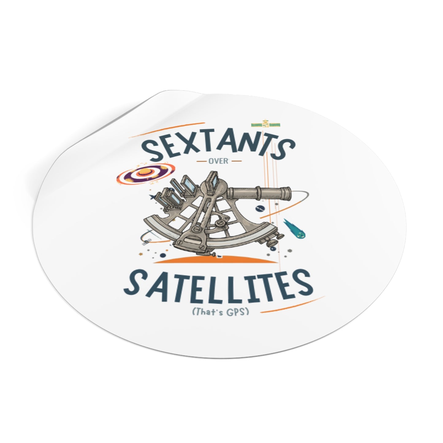 Sextants over Satellites V2 FOM9 Vinyl Stickers