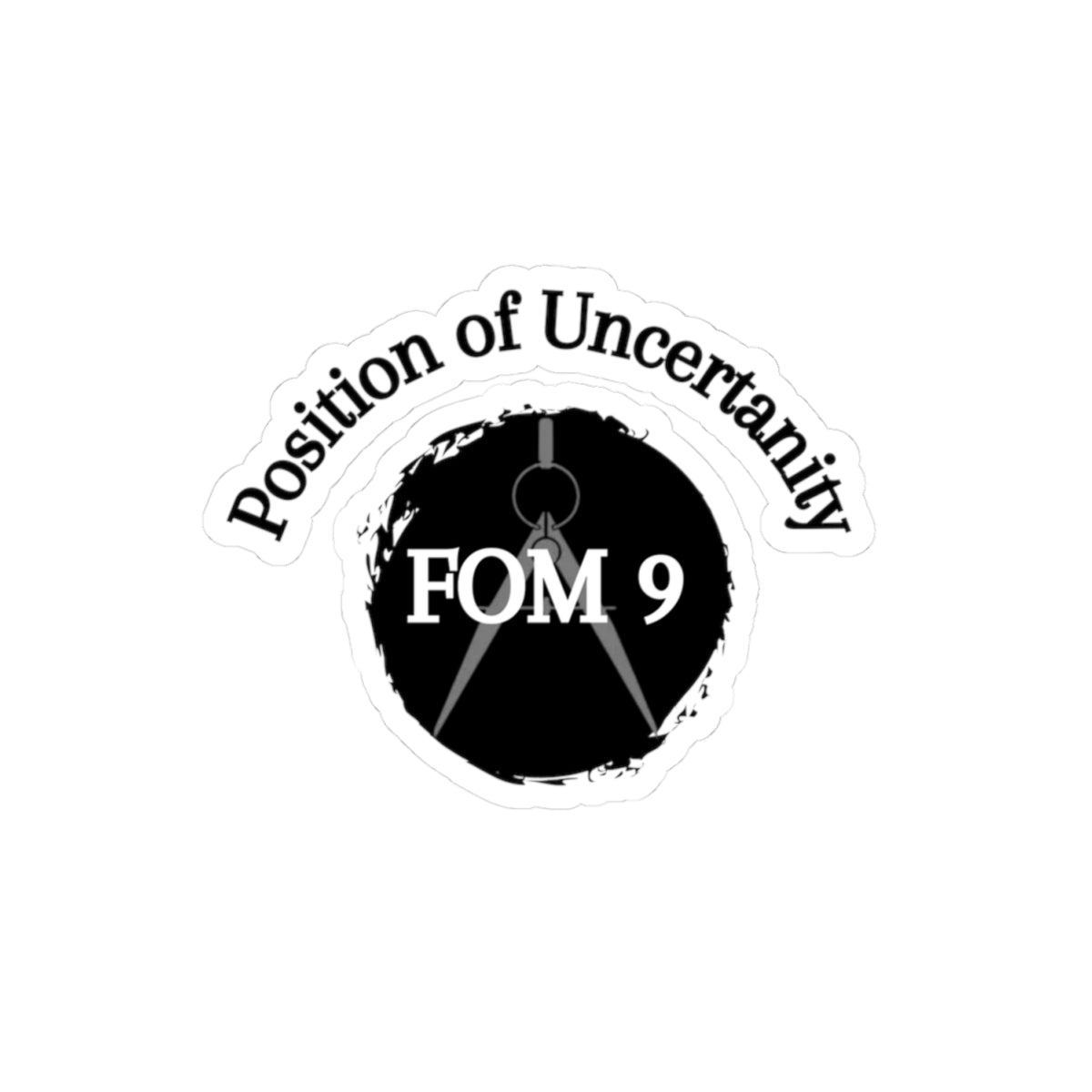 FOM 9 Logo Sticker