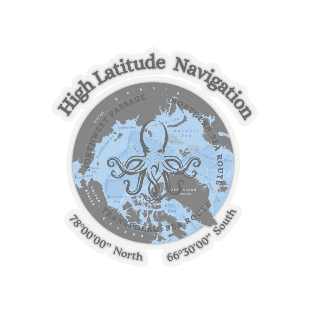 High Latitude Navigation FOM 9 Stickers