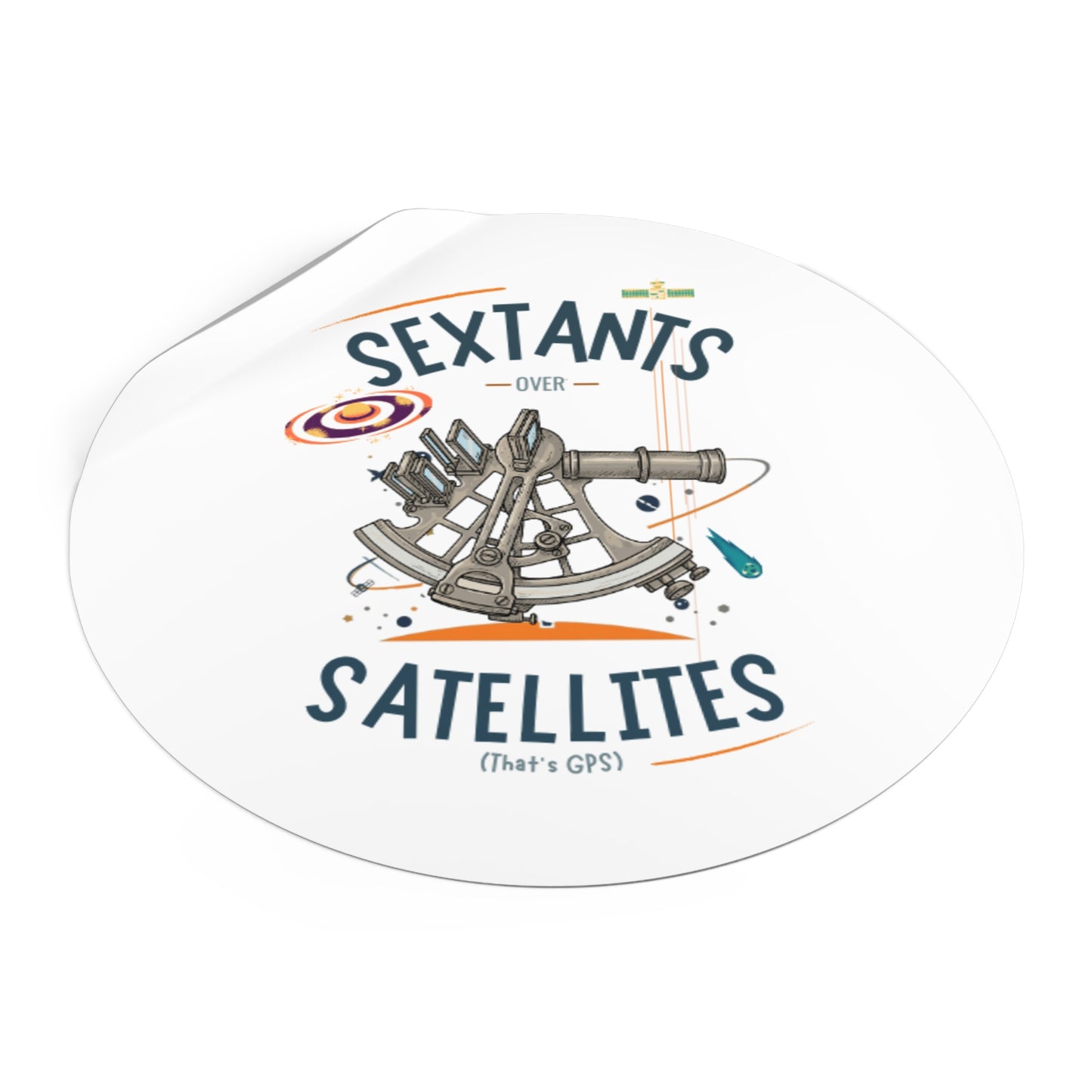 Sextants over Satellites V2 FOM9 Vinyl Stickers