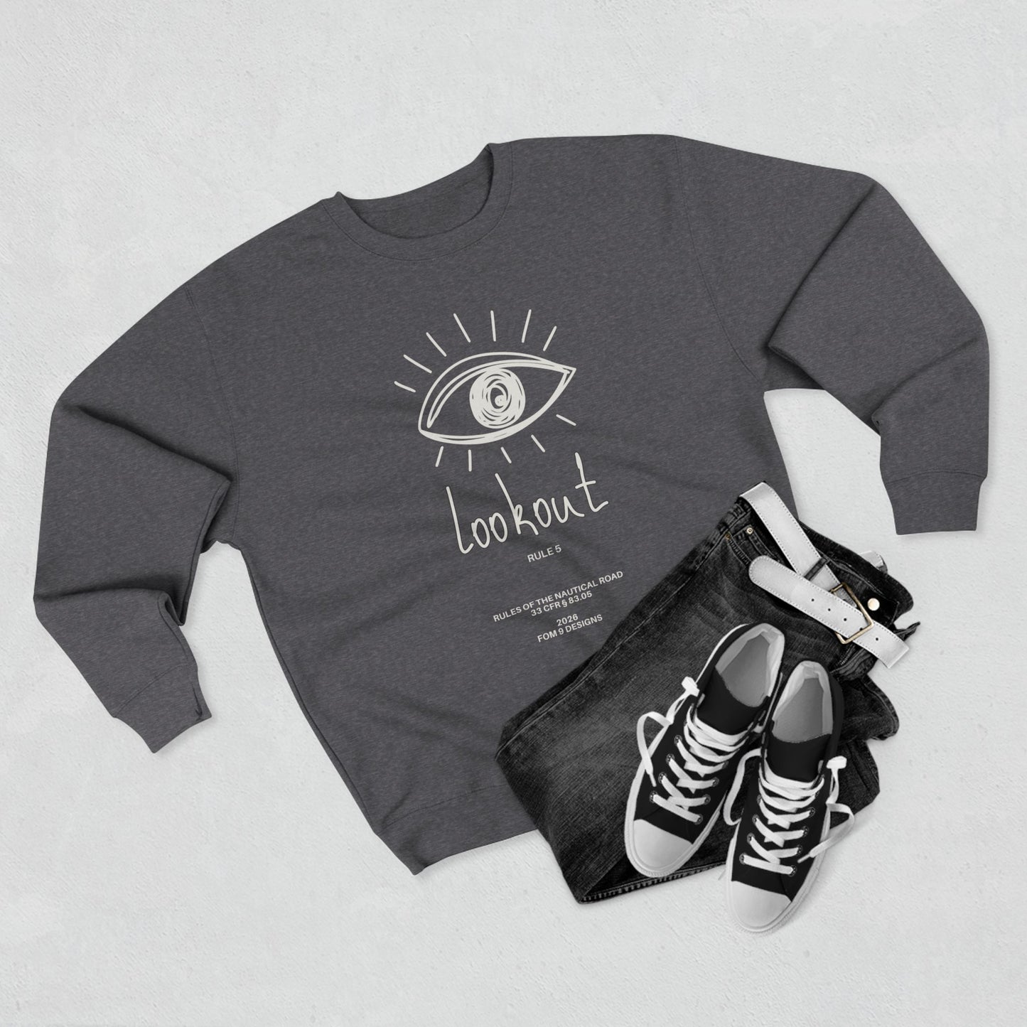 Lookout Rule 5 FOM 9 Crewneck Sweatshirt