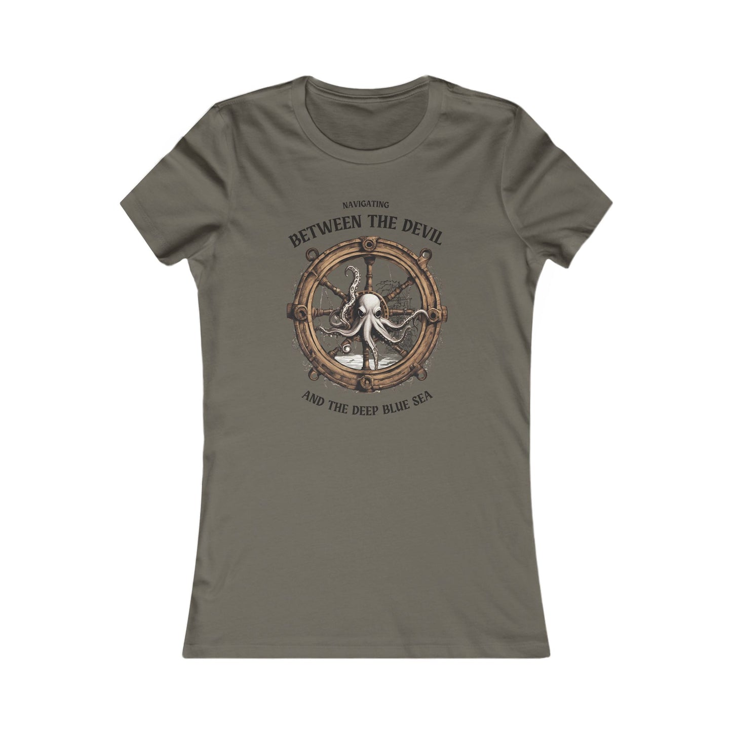 "Between the Devil and the Deep Blue Sea" Women's FOM 9 T-Shirt