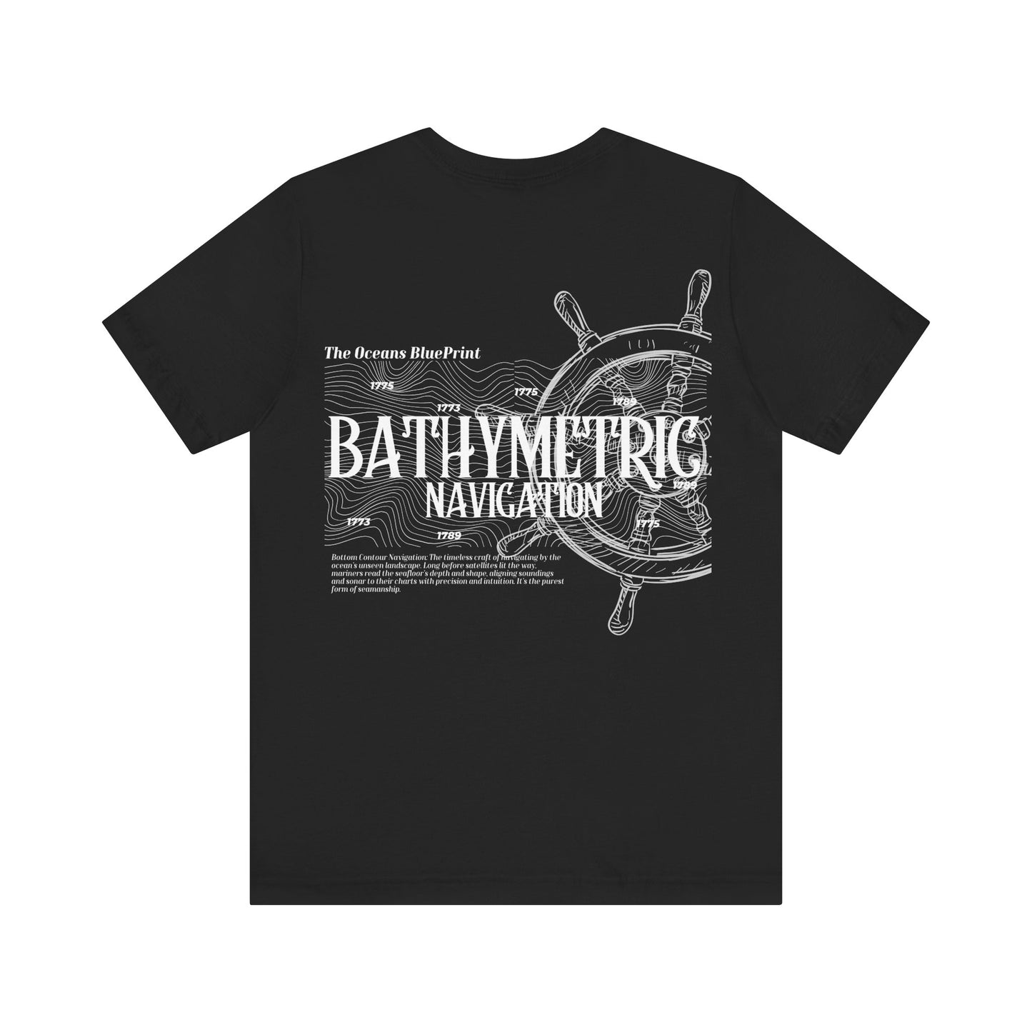 Bathymetric Navigation FOM 9 Graphic Tee