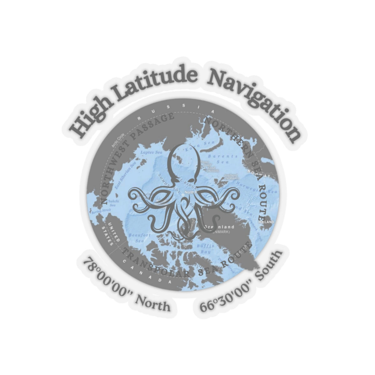 High Latitude Navigation FOM 9 Stickers