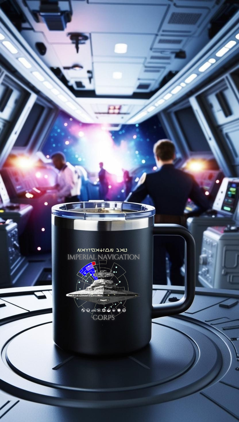Imperial Navigators Corps FOM 9 Coffee Mug Tumbler, 15oz