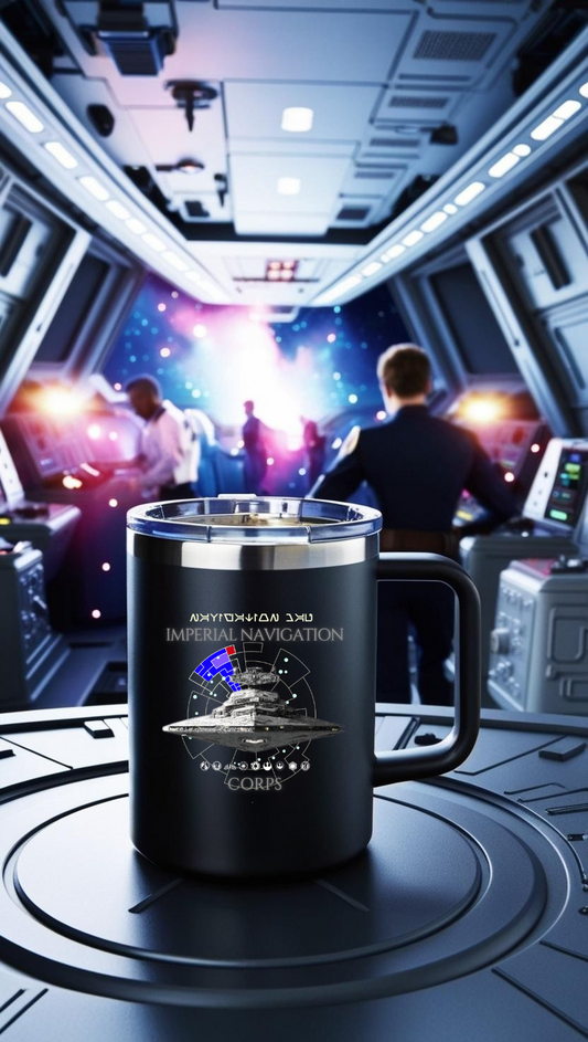 Imperial Navigators Corps FOM 9 Coffee Mug Tumbler, 15oz