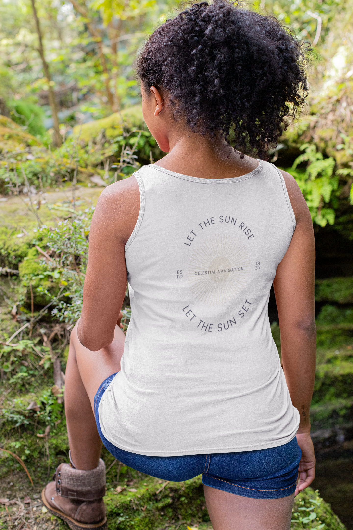 Sun Lines FOM 9 Women's Graphic Racerback Tank